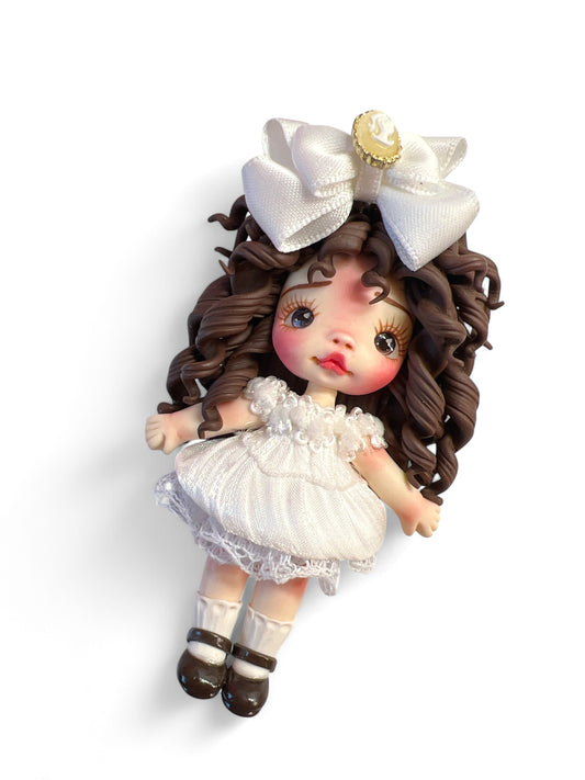 4inch Hand Crafted Clay Doll
