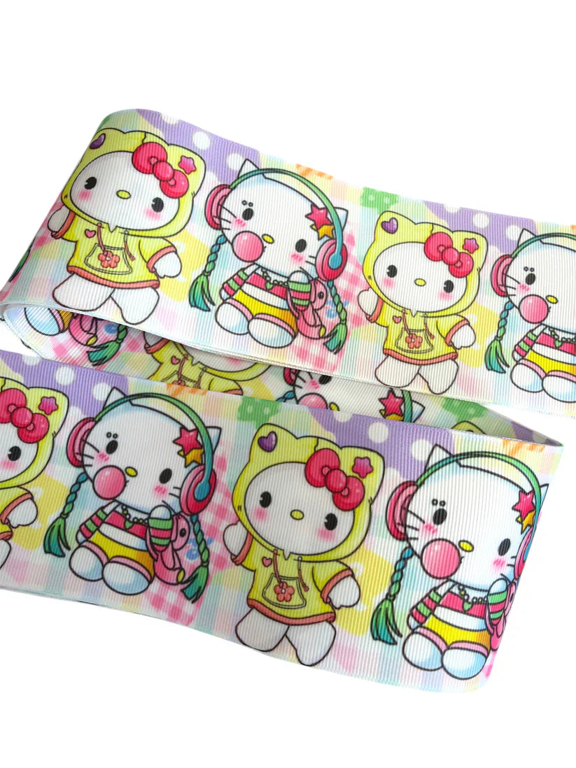 Printed Ribbon 3inch-Liston Impreso  7.5cm