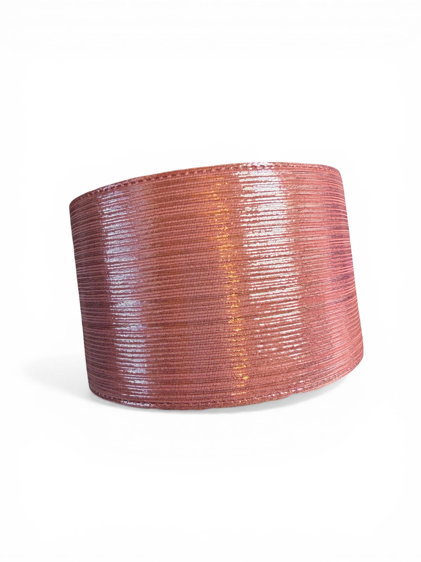 Rose Gold  Soft Metallic Fabric Ribbon