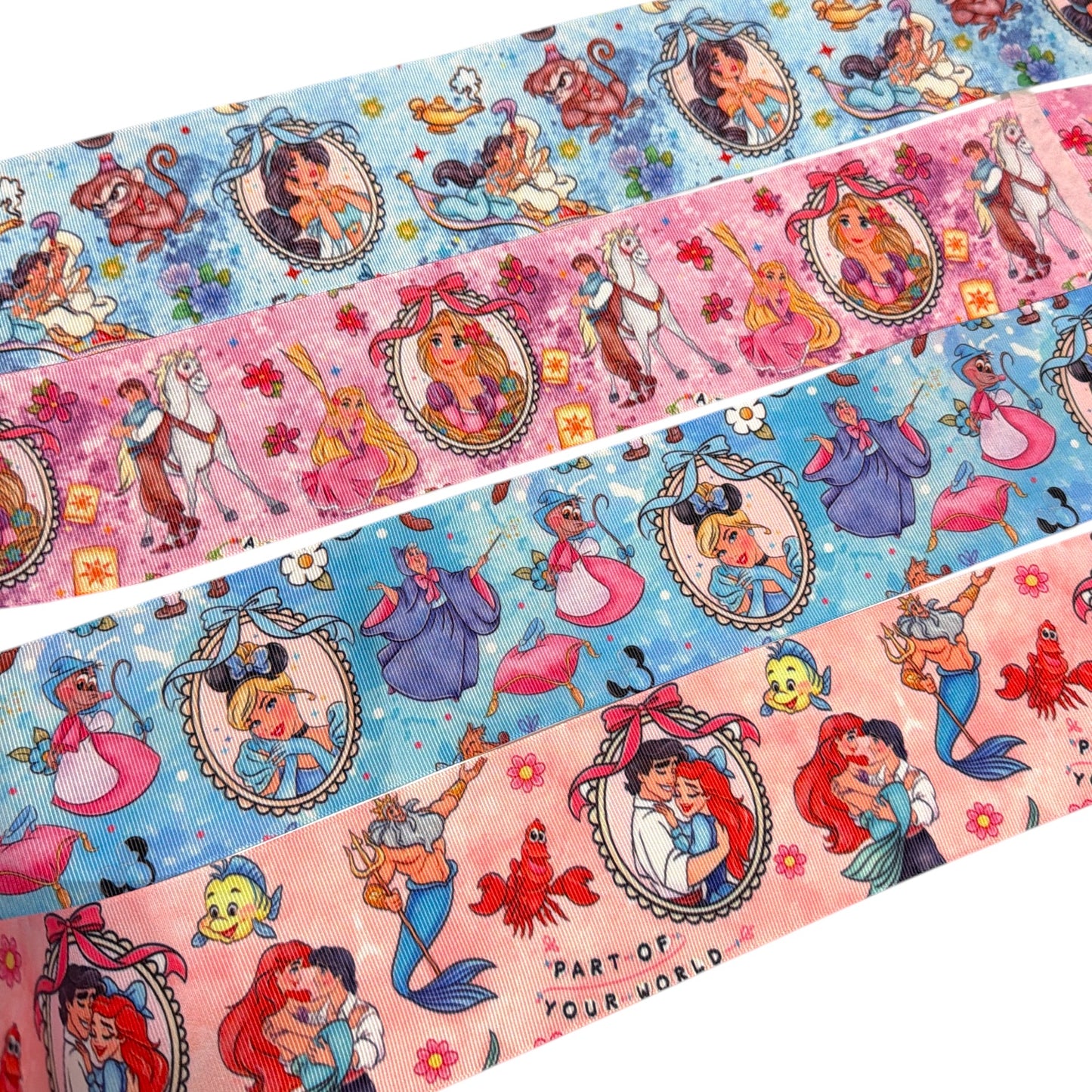 7.5cm/3inch Ribbon Kit Bowtifull Princesses 36 yards -21epoxy Resins