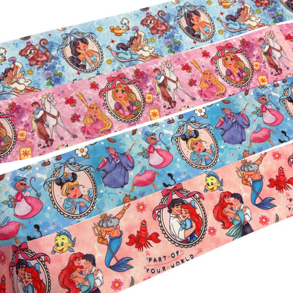 7.5cm/3inch Ribbon Kit Bowtifull Princesses 36 yards -21epoxy Resins