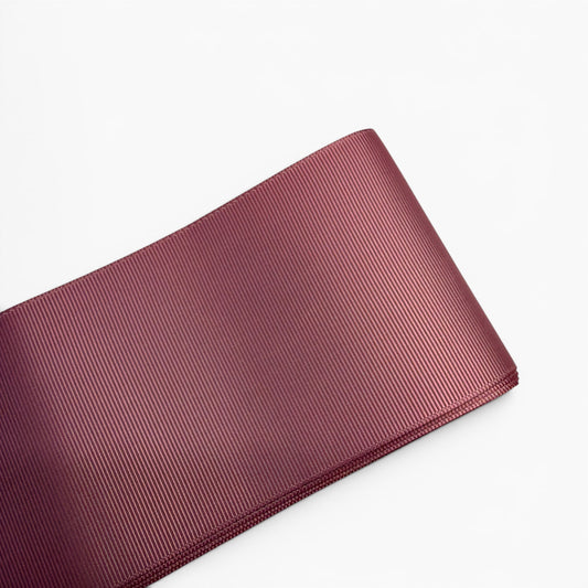 3 yards 7.5cm/3inches Ribbon Matte Mauve