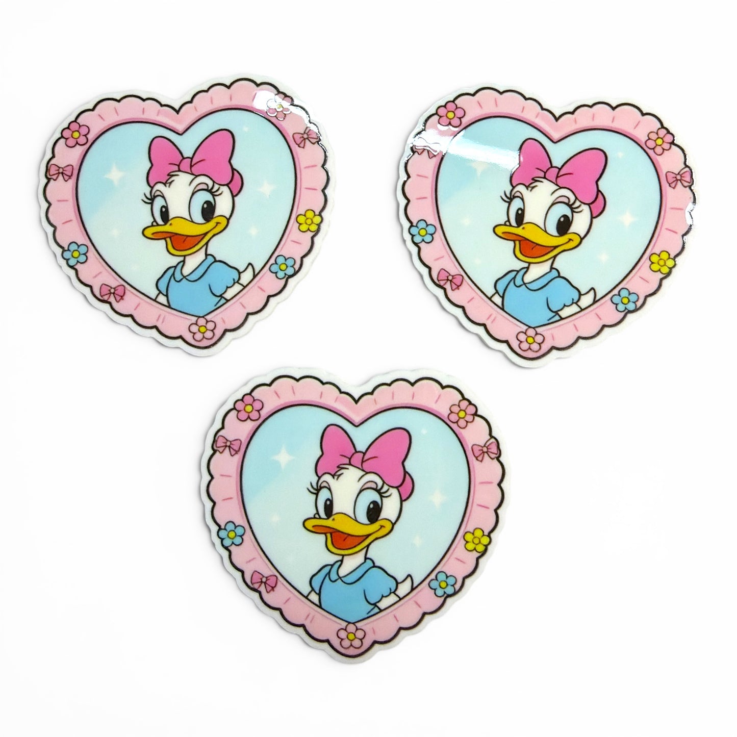 3 resins Daisy Vintage Classic 5cm