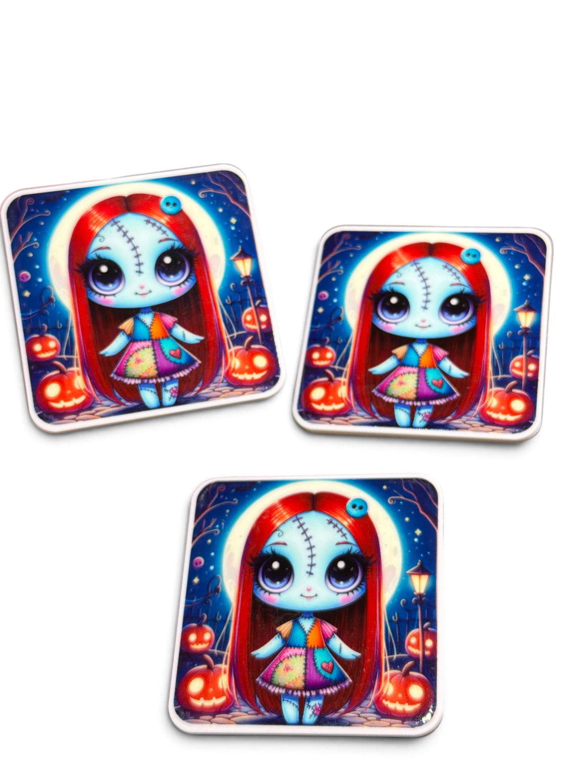 3 resins Flat Planar resins Big Eyes Doll 5cm