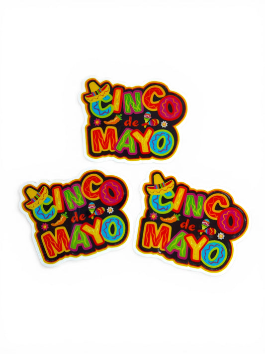 3 resins 5cm Festive 5 de Mayo