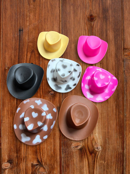 7 pcs Plastic Hats Self Decorate