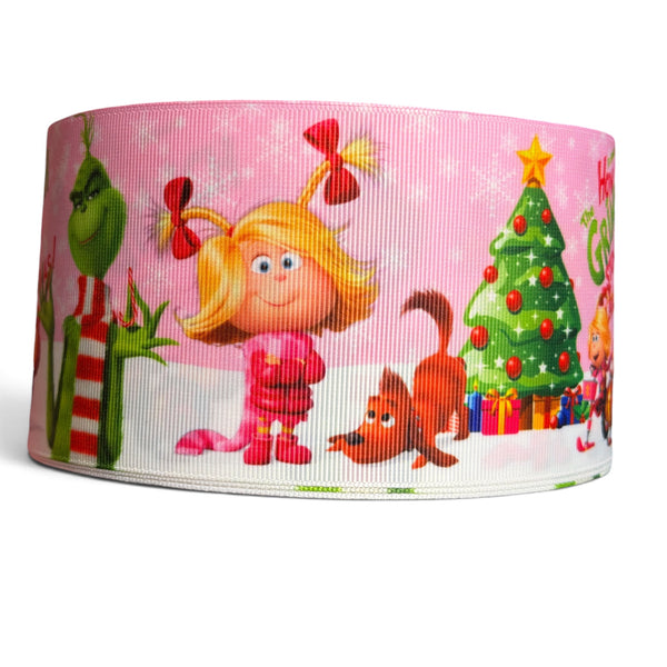 3 Yards 7.5cm-3inch Lou and Max Printed Grosgrain PRNT3-46