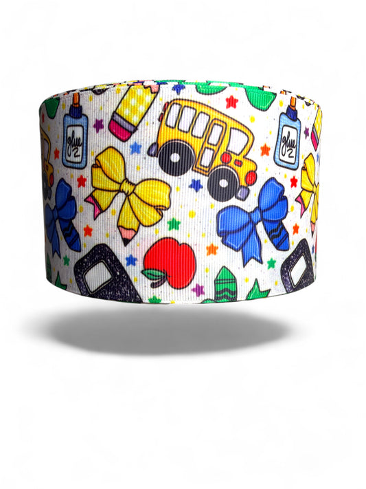 7.5cm/3inch Ribbon Blue Uniform School