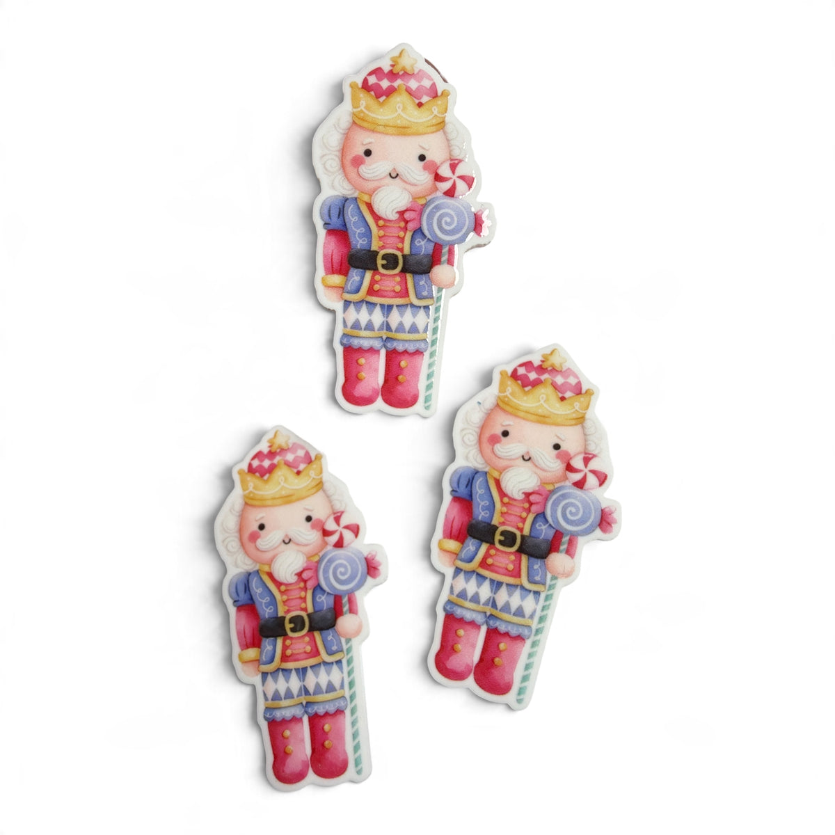 3 resins Flat Planar Nutcracker resin5cm RES