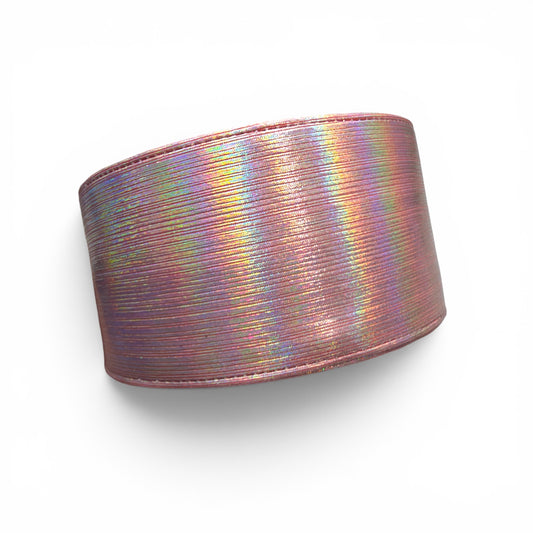 1 yard Light Pink Rain Metallic Ribbon 7.5cm/3inch