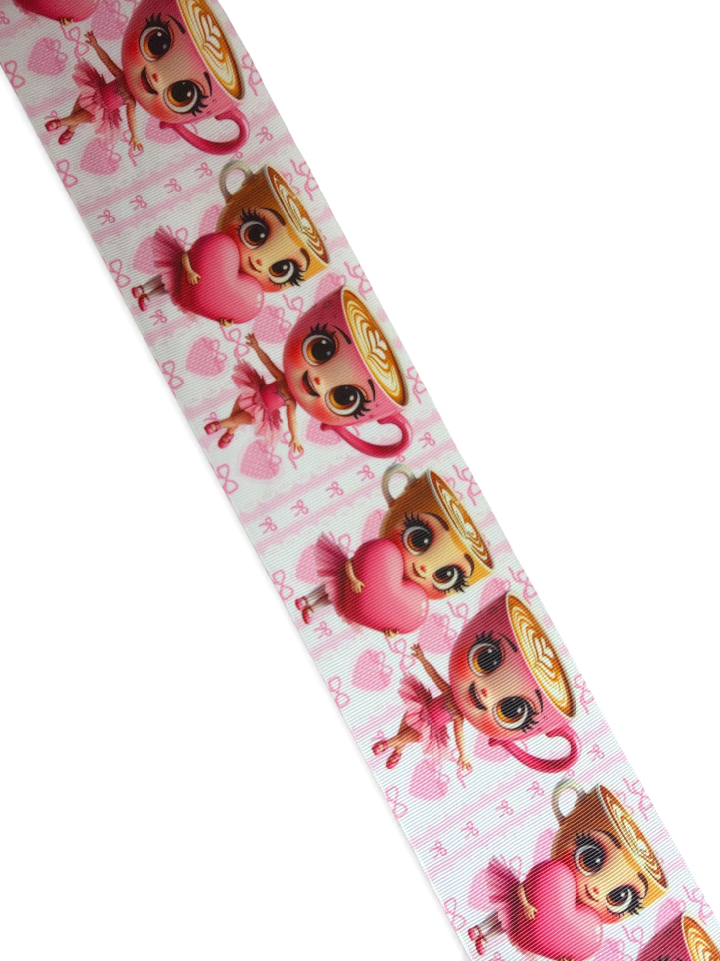7.5cm Heartsy Cappuccina Ribbon