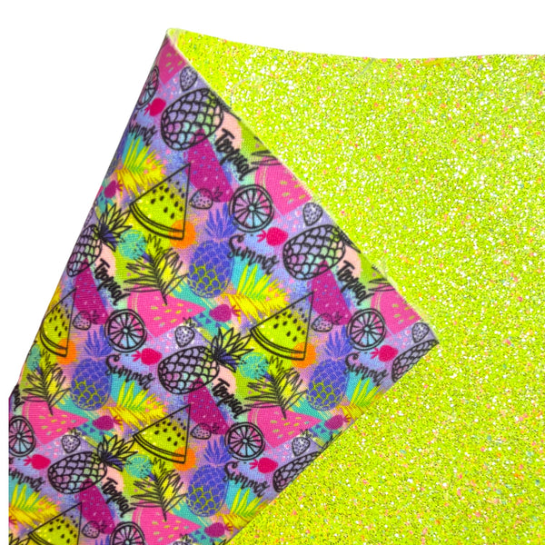Roll 8x20 Pineapple Collage Double Sided
