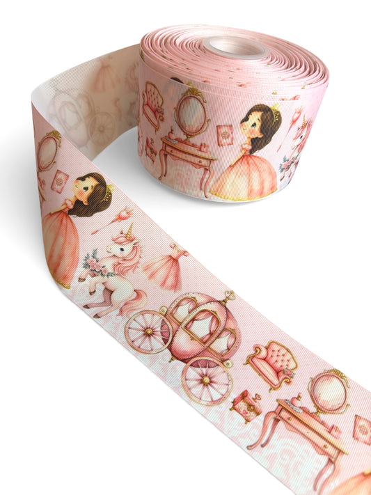 3 yards 7.5cm Princess Vintage Vanity Ribbon