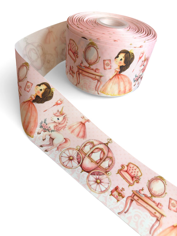 3 yards 7.5cm Princess Vintage Vanity Ribbon