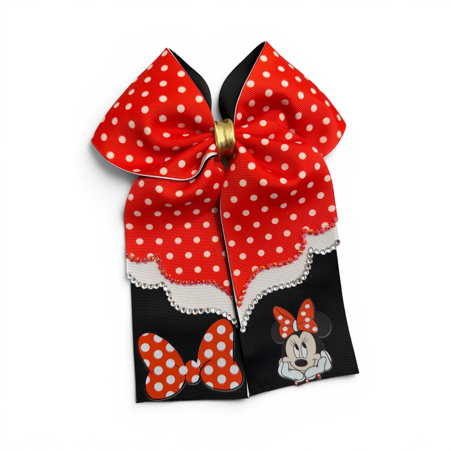Minnie Polka  Cheer Bow