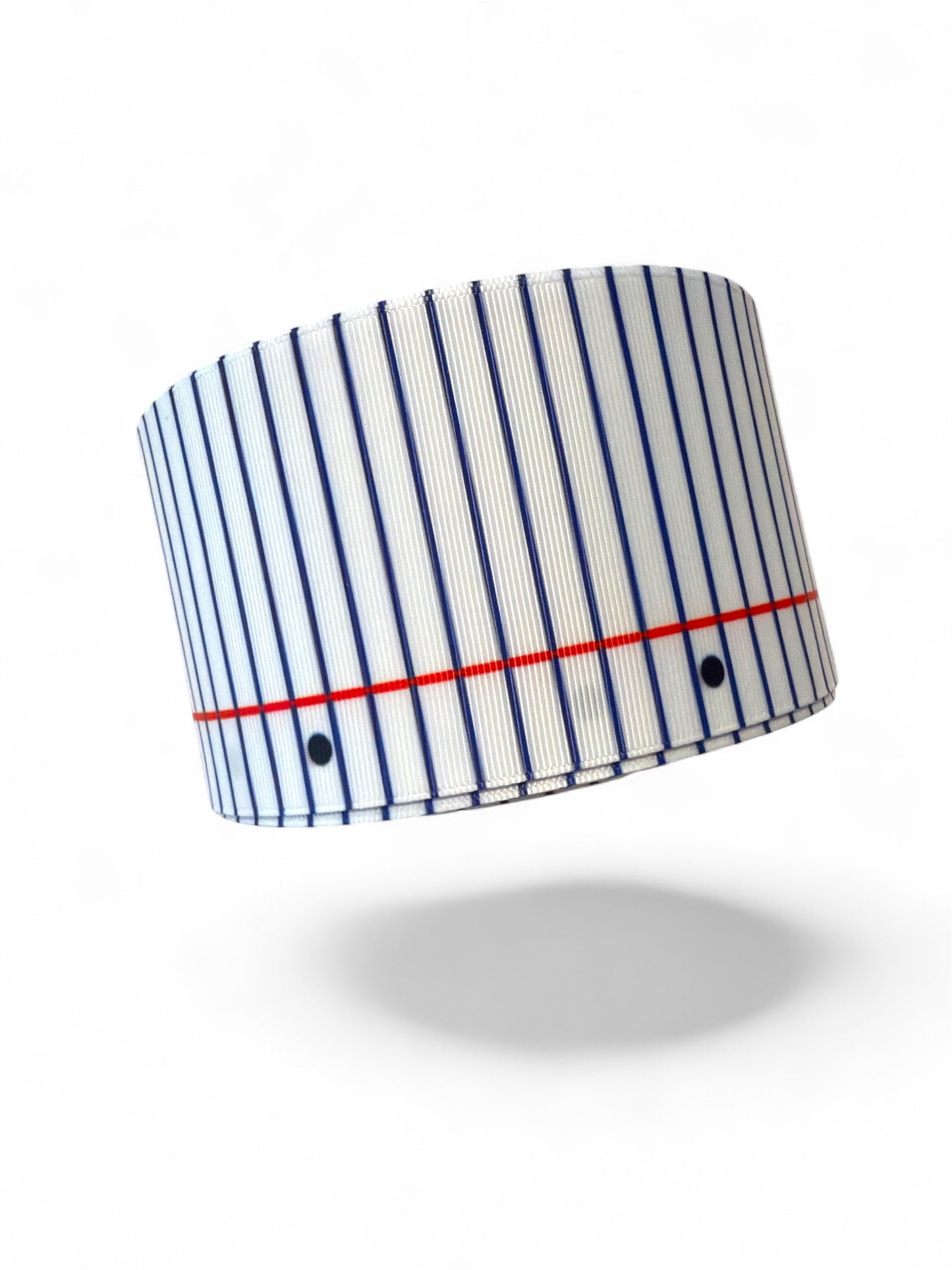 7.5cm/3inch Ribbon Blue Lines Notebook