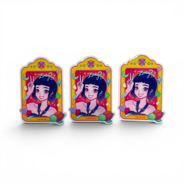 3 resins Zoey Sings 5cm