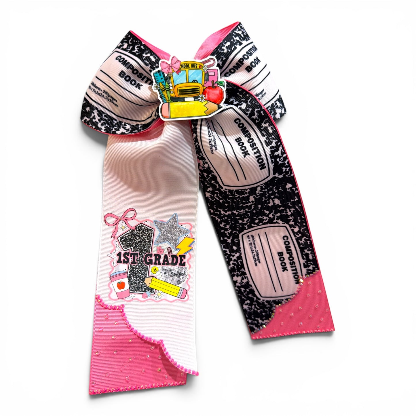 Composition 1st Grade Jumbo Cheer Bow