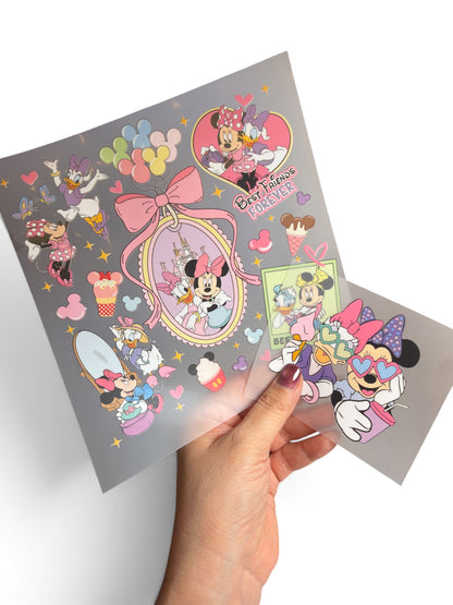 Favorite Characters Starter Box  38yards of Ribbon +13 DTF Transfers +10Yards Metallic Bies