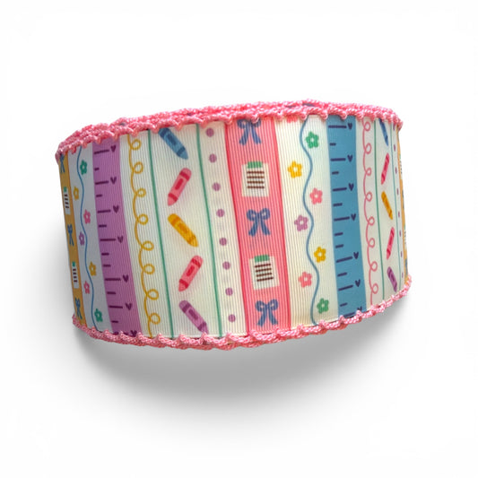 3 yards Moonstich Pastels School 7.5cm-3inch