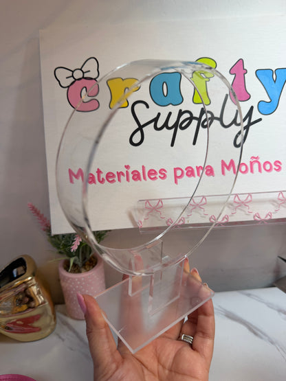 1 Clear Acrylic Headband Display