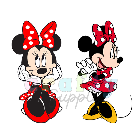 DTF Transfer #294 Minnie 1