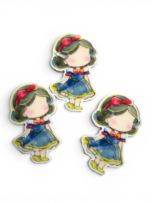 3 resins 5cm Planar Faceless Snow Princess