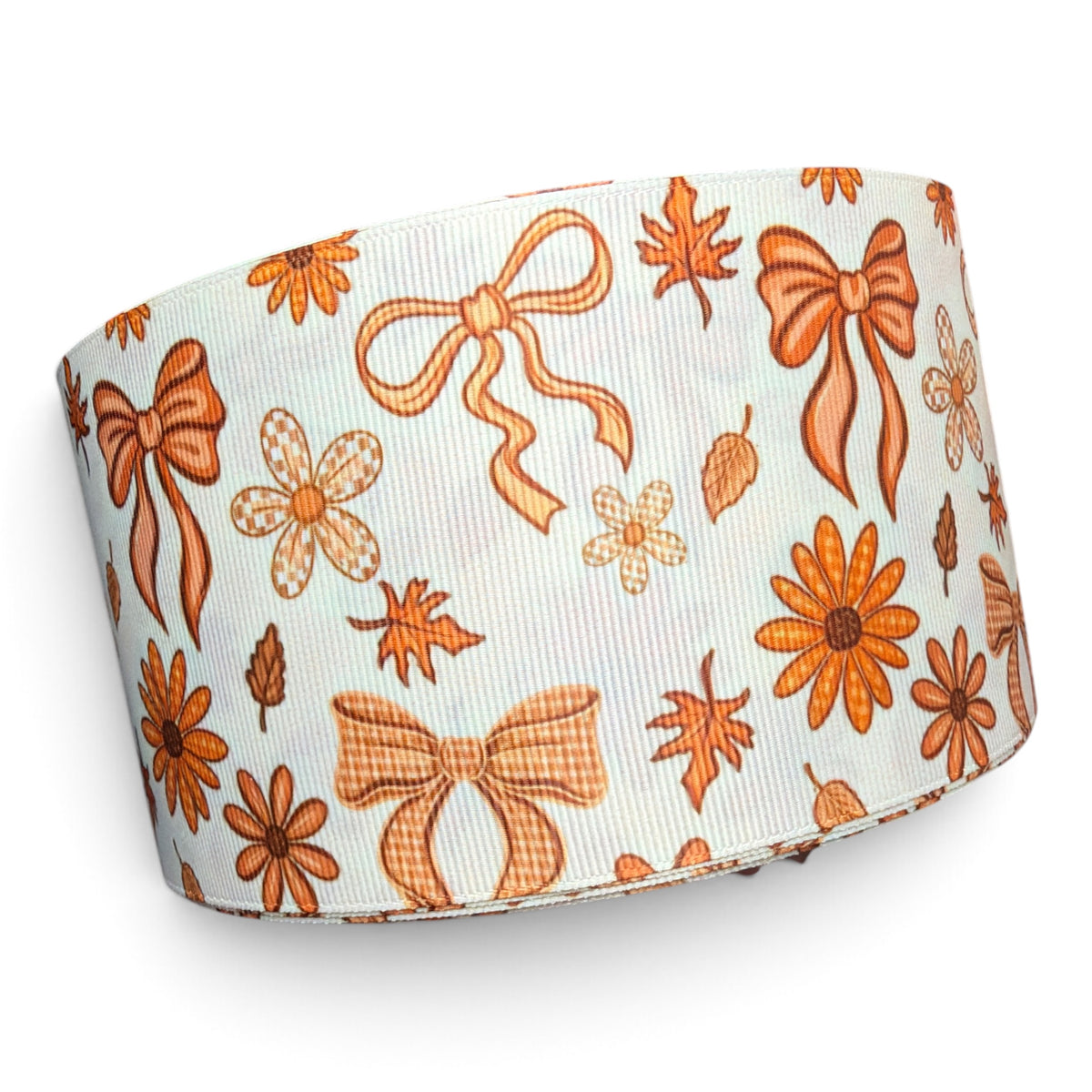 3 Yards 7.5cm /3in How Cute is Fall Printed Grosgrain SKU