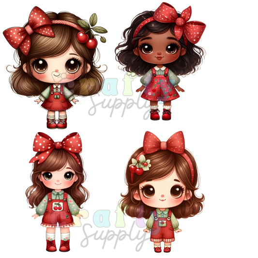 Transfer #301 Cherry Girl Vintage