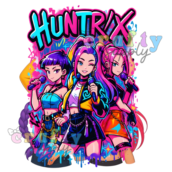 #303 Transfer DTF Huntrix Modern
