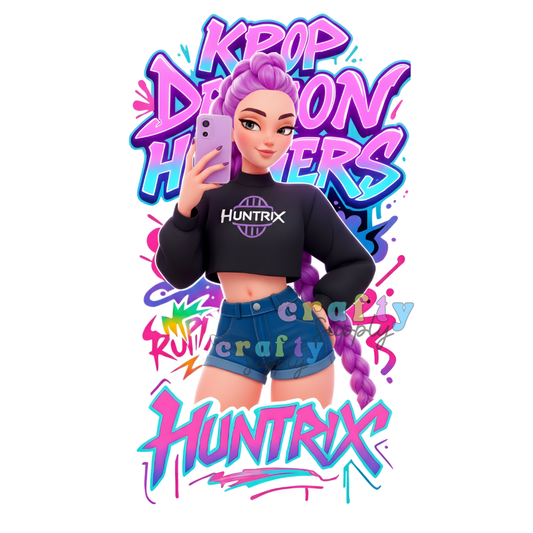 #306 Transfer DTF Huntrix 03x