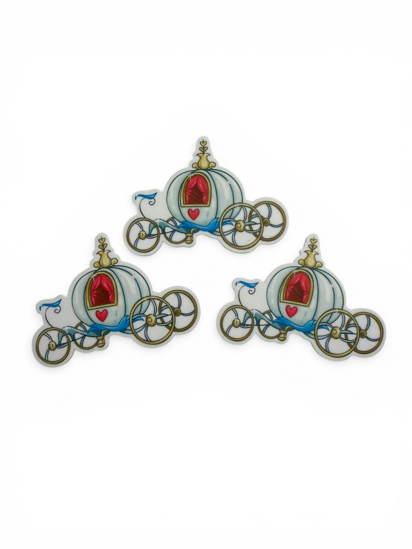 3 resins 5cm  Princess Carriage Planar Resins