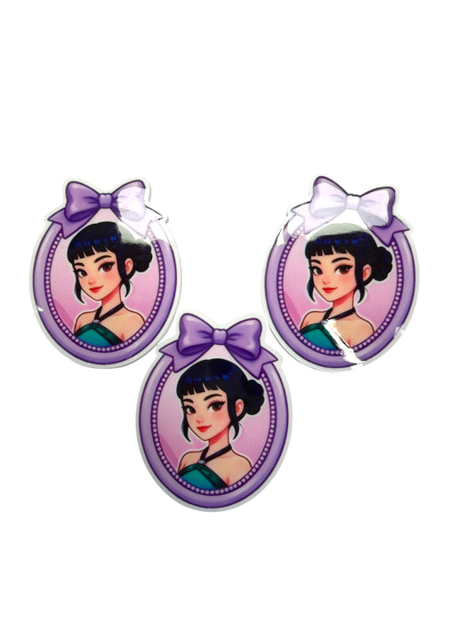 3 resins 5cm Planar Resins Zoey Coquette Frame