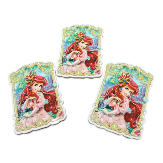 3 planar resins 5cm Ariel Pearls