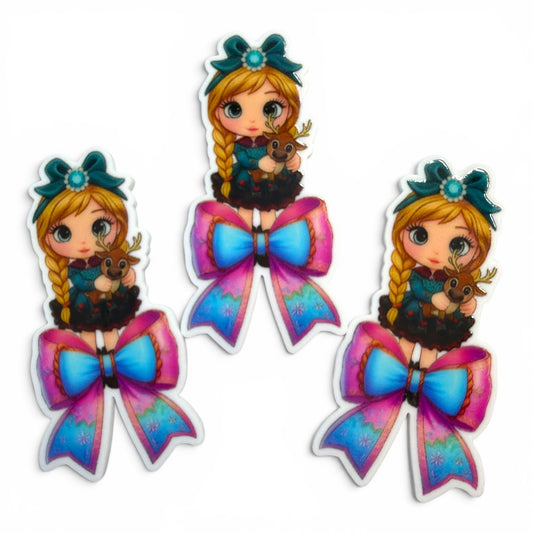 3 Resins 5cm Epoxy Finish - Anna Magic Bow PRN-04