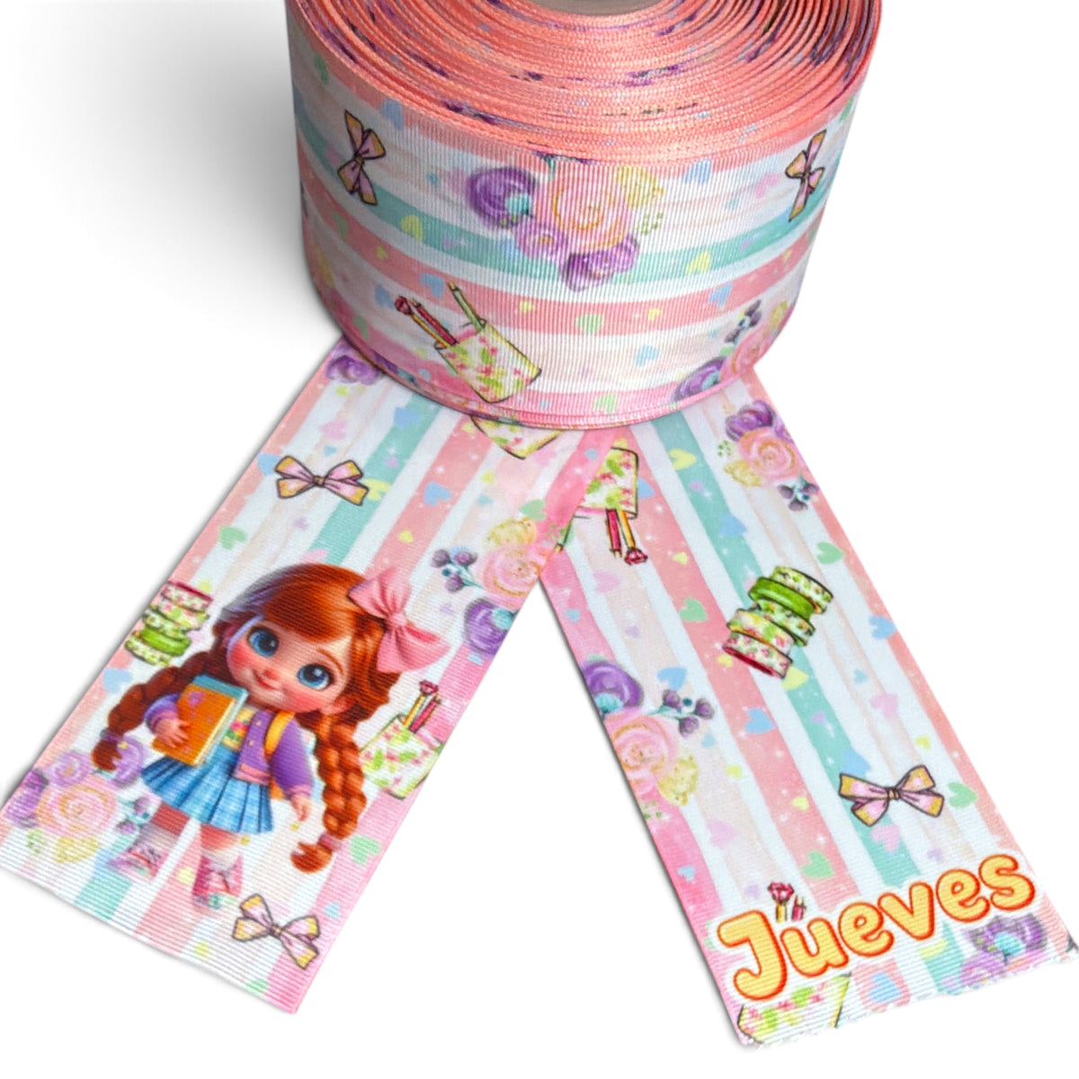 Weekdays School Princesses Semanario Escolar Princesas  7.5cm/3inch