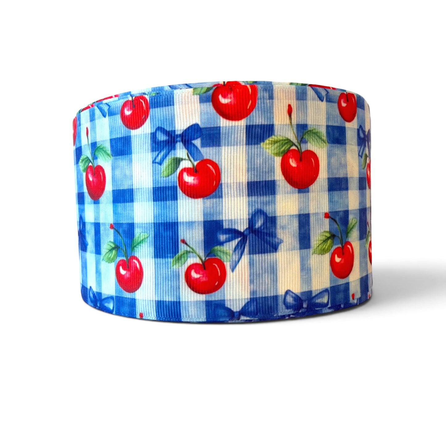 7.5cm/3inch Picnic Cherries Ribbon
