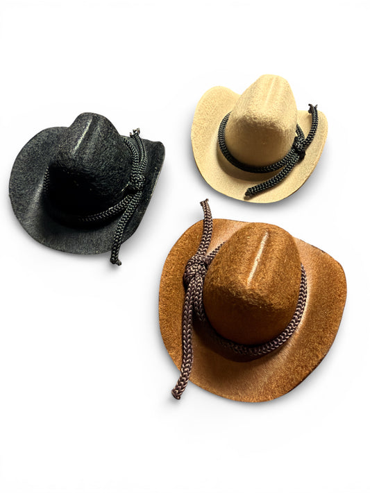 3 Jumbo Suede Hats