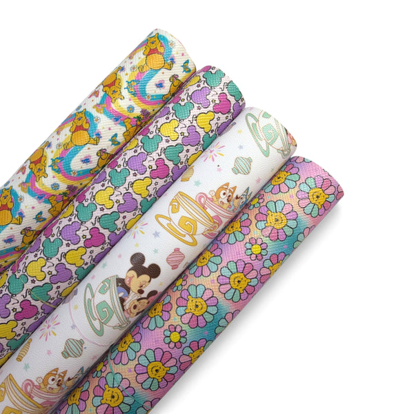 4 Rolls Pack  Bluey Friends SALE 8x24in Each Roll