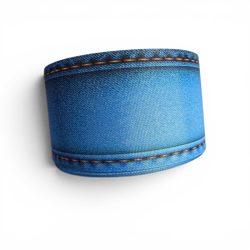 7.5cm/3inch Ribbon Cowgirl Denim