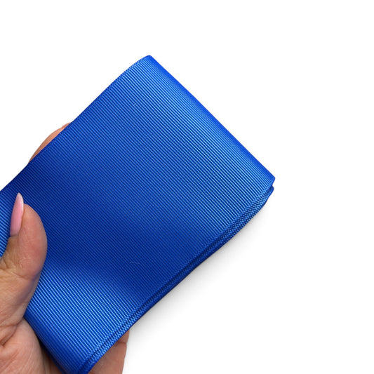 3 yards Blue G-19 Solid Grosgrain 7.5cm 3inch