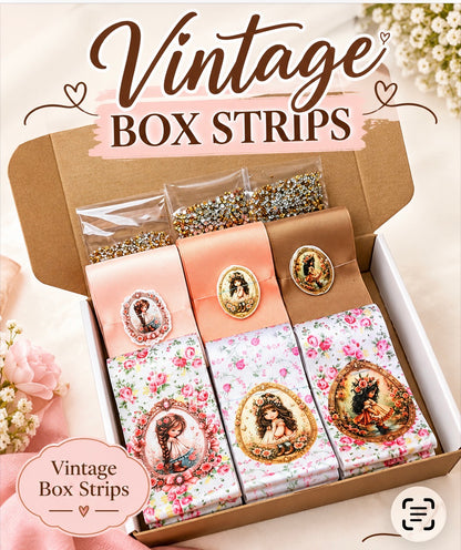 Vintage Ready Box 9 strips +9yards +9planar resins