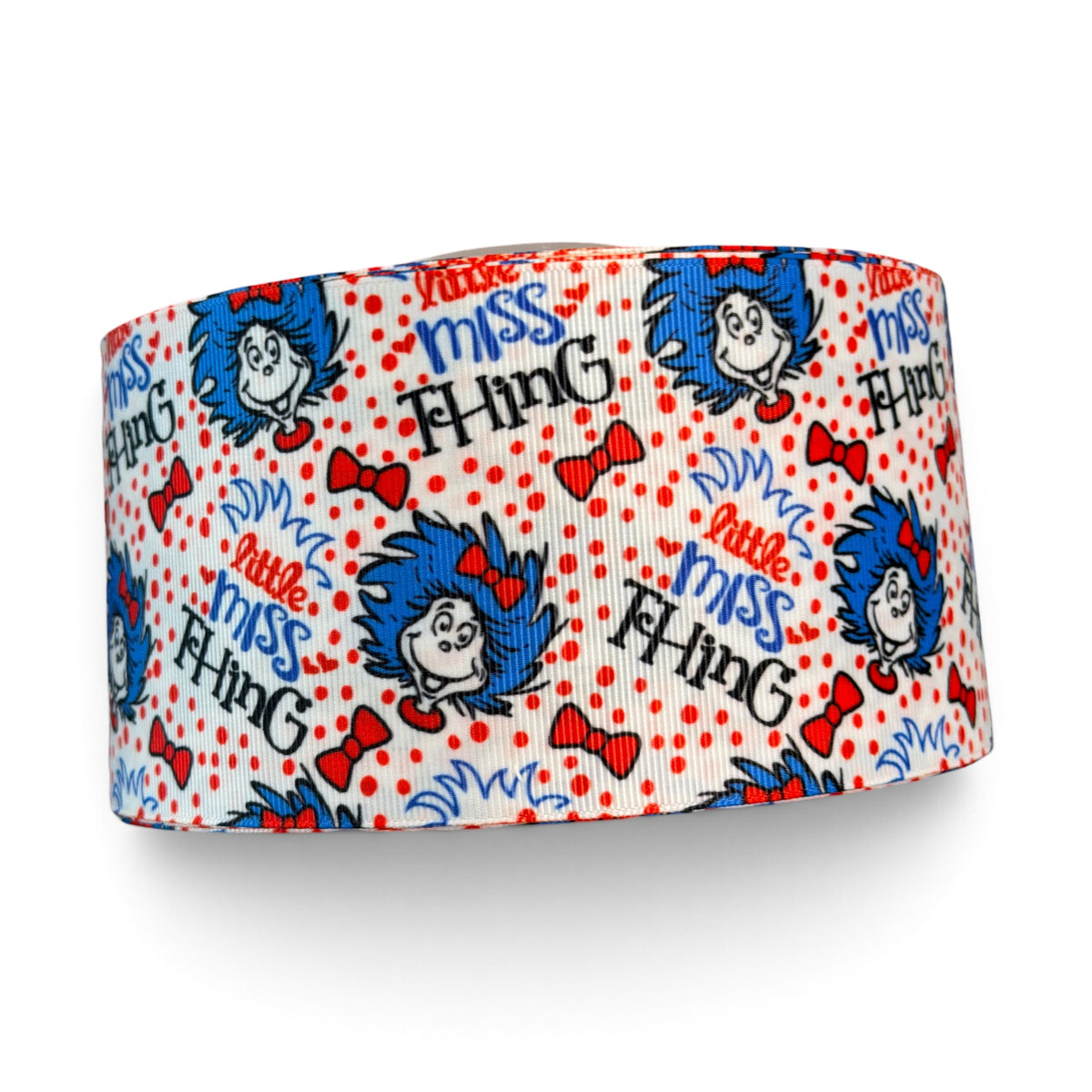 3 Yards 7.5cm-3inch  Little Miss Thing  Printed Grosgrain