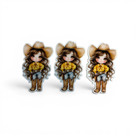 3 resins Vaquerita Style 2  5cm