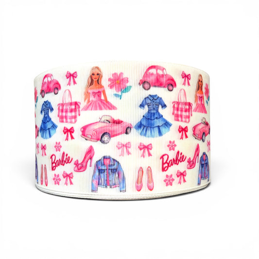 7.5cm/3inch Ribbon Barbie World
