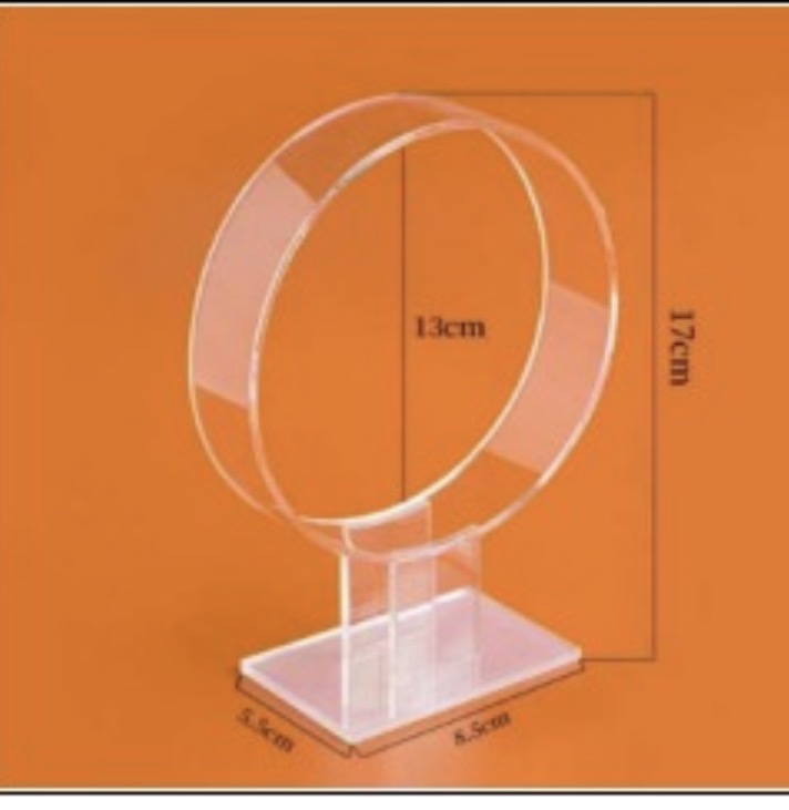 1 Clear Acrylic Headband Display