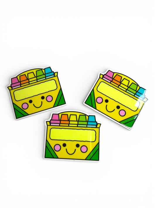 3 resins 5cm  Happy Crayons Planar Resins