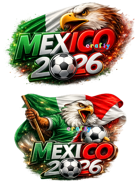DTF Transfer #387 Mexico World Cup 2026 ll