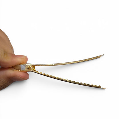 50pcs 3inch/7.5cm Gold Metal Heavy Duty Gator Clip (Copy)