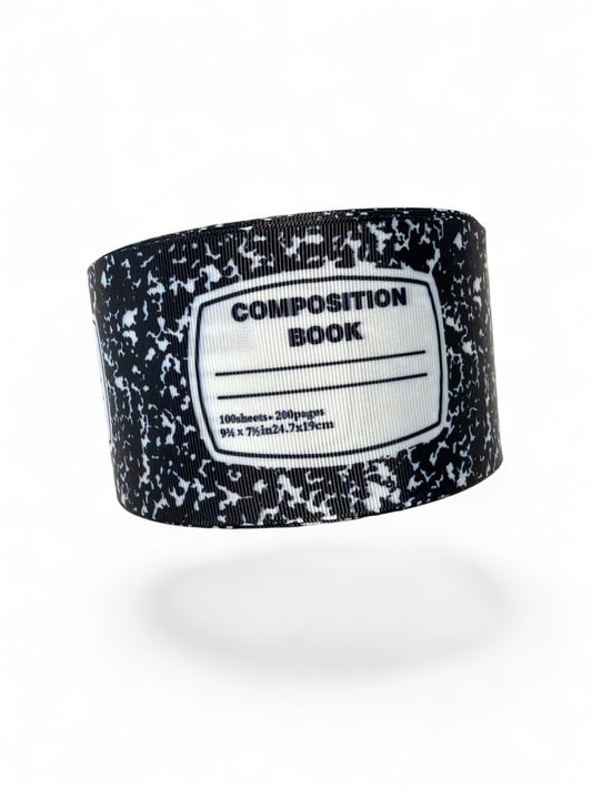 7.5cm/3inch Ribbon Composition Notebook